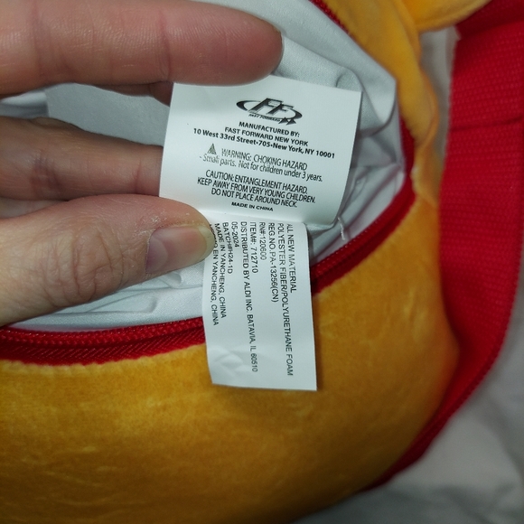 Winnie The Pooh Disney 12"Squish Super Soft Plush Pillow Backpack/ Purse - Picture 5 of 9